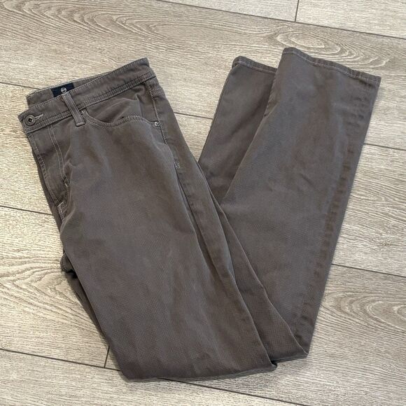 AG Adriano Goldschmied The Everett Jeans 34x34 Slim Straight Gray Pattern - Picture 1 of 10